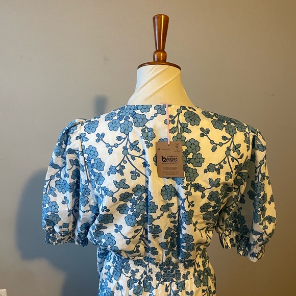 Boden Bella Puff Floral Dress NWT - Picture 7 of 10
